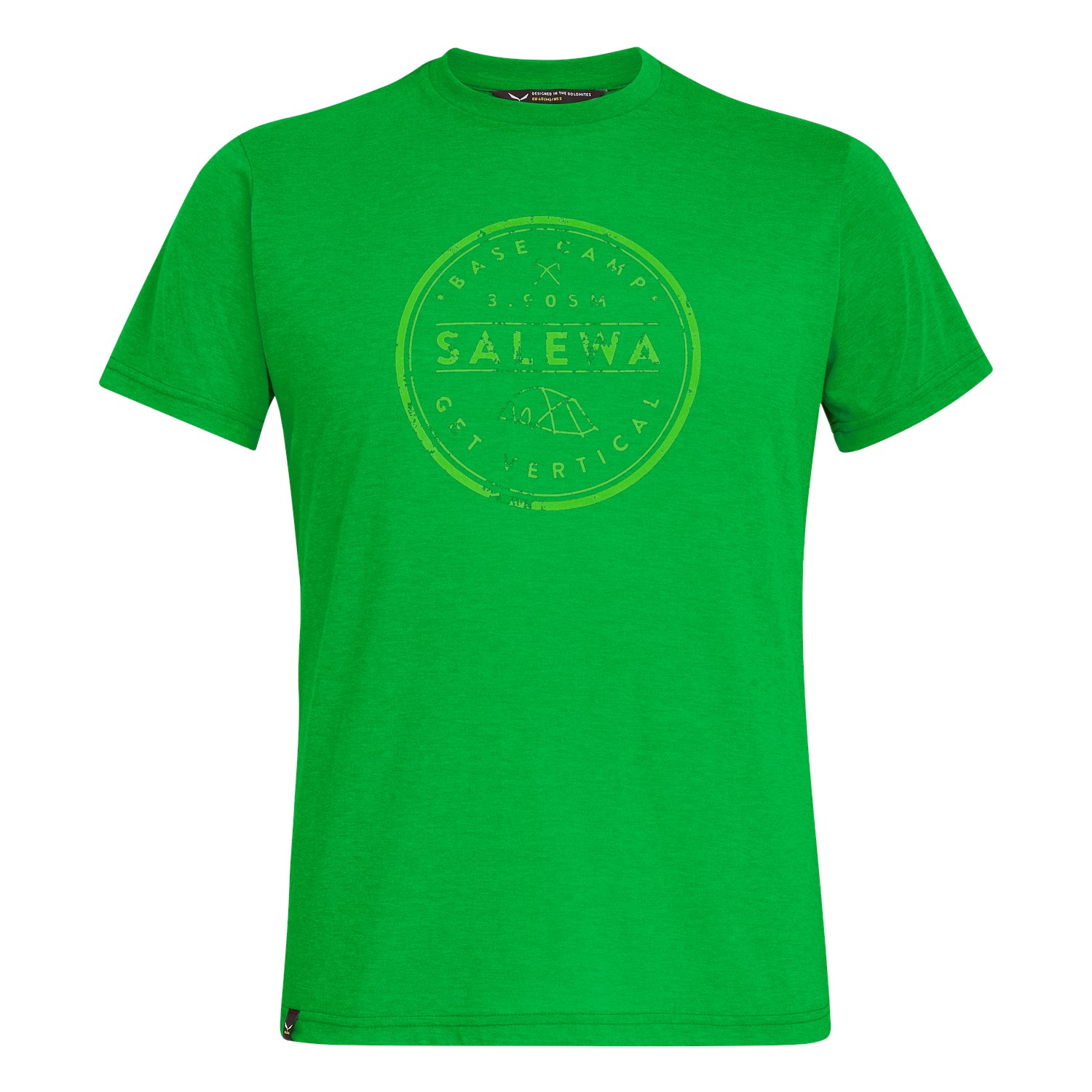 Salewa Men's Base Camp Drirelease® T-Shirts Green YIL-286741